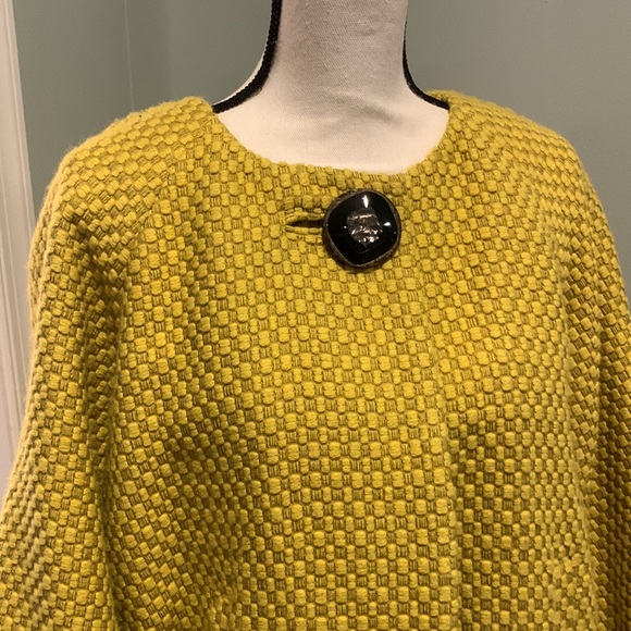 Anthropology leifsdottir textured balloon blazer jacket size 10 - Picture 2 of 9